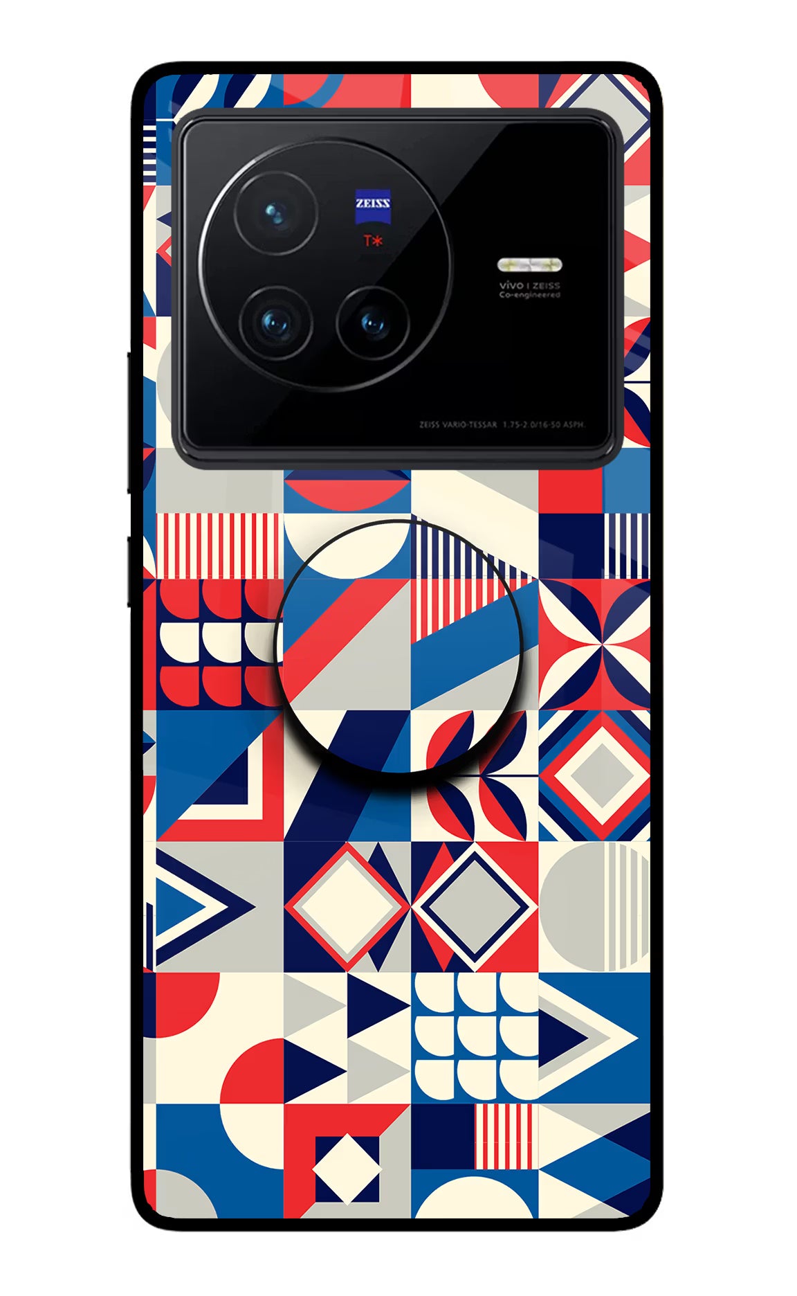 Colorful Pattern Vivo X80 Glass Case - Colorful Pattern Vivo X80 Glass Case Colorful Pattern Vivo X80 Glass Case