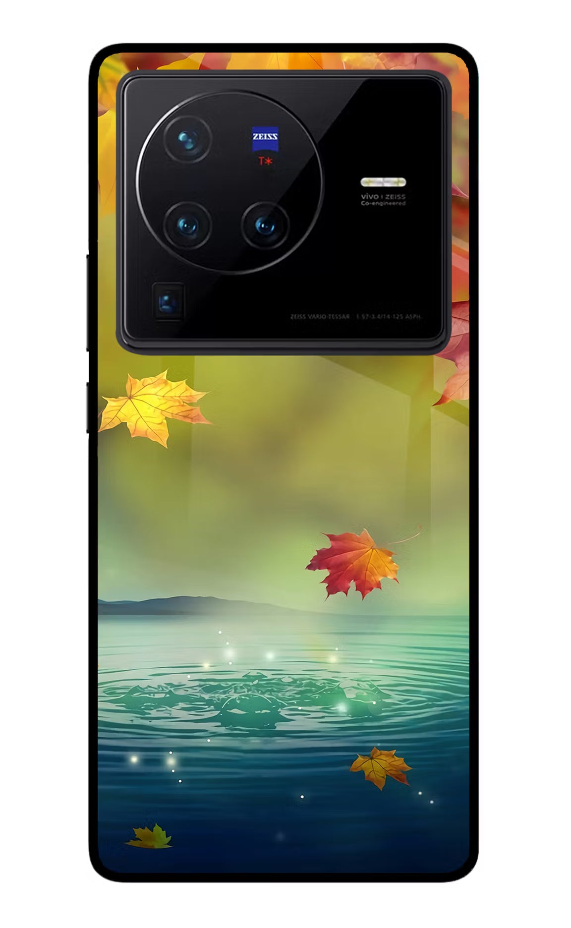 Flowers Vivo X80 Pro Glass Case - Flowers Vivo X80 Pro Glass Case Flowers Vivo X80 Pro Glass Case