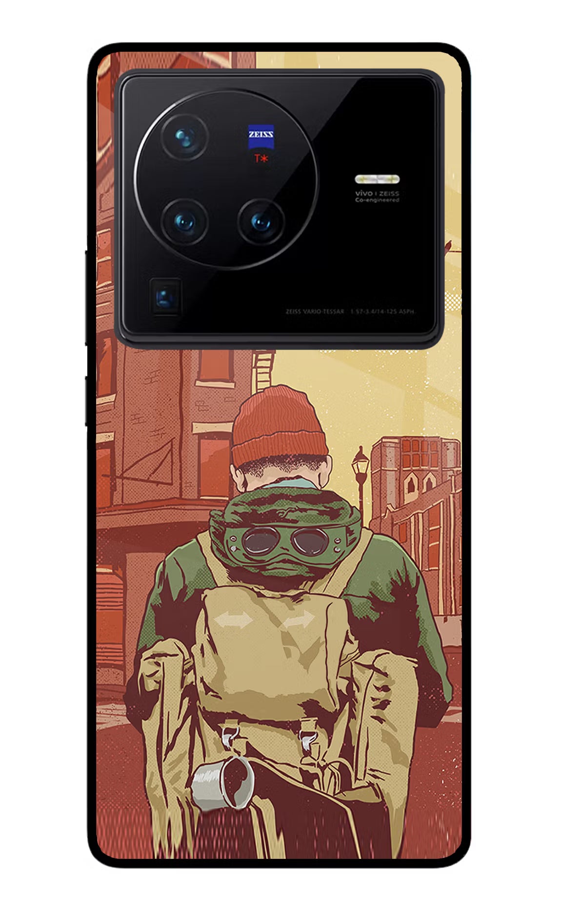 Adventurous Vivo X80 Pro Glass Case - Adventurous Vivo X80 Pro Glass Case Adventurous Vivo X80 Pro Glass Case