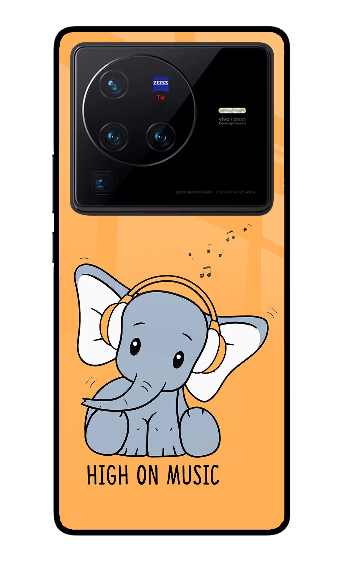High On Music Vivo X80 Pro Glass Case - High On Music Vivo X80 Pro Glass Case High On Music Vivo X80 Pro Glass Case