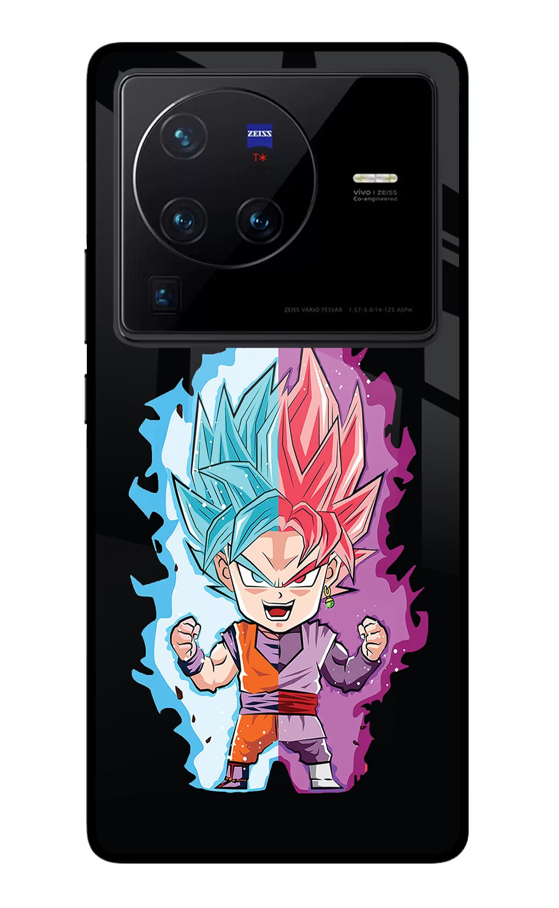 Chota Goku Vivo X80 Pro Glass Case - Chota Goku Vivo X80 Pro Glass Case Chota Goku Vivo X80 Pro Glass Case