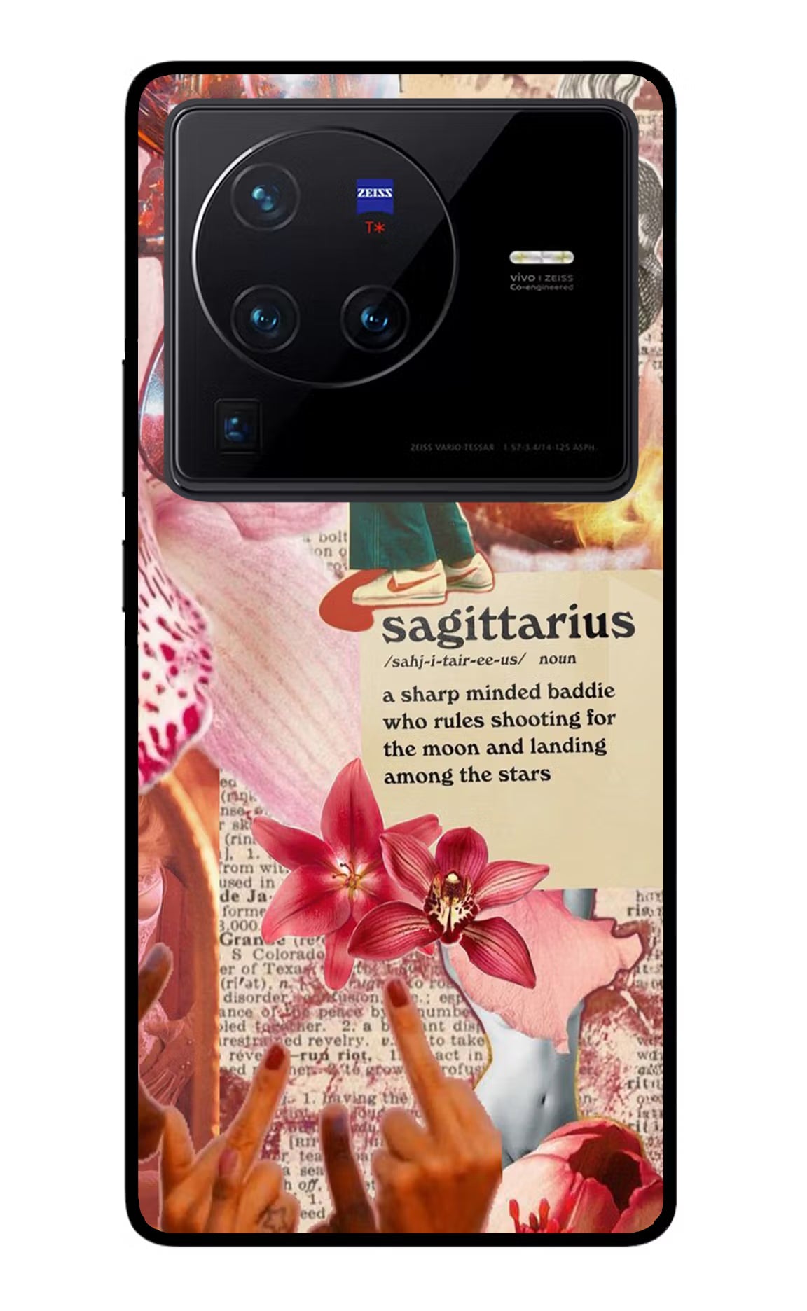 Sagittarius Zodiac Vivo X80 Pro Glass Case - Sagittarius Zodiac Vivo X80 Pro Glass Case Sagittarius Zodiac Vivo X80 Pro Glass Case