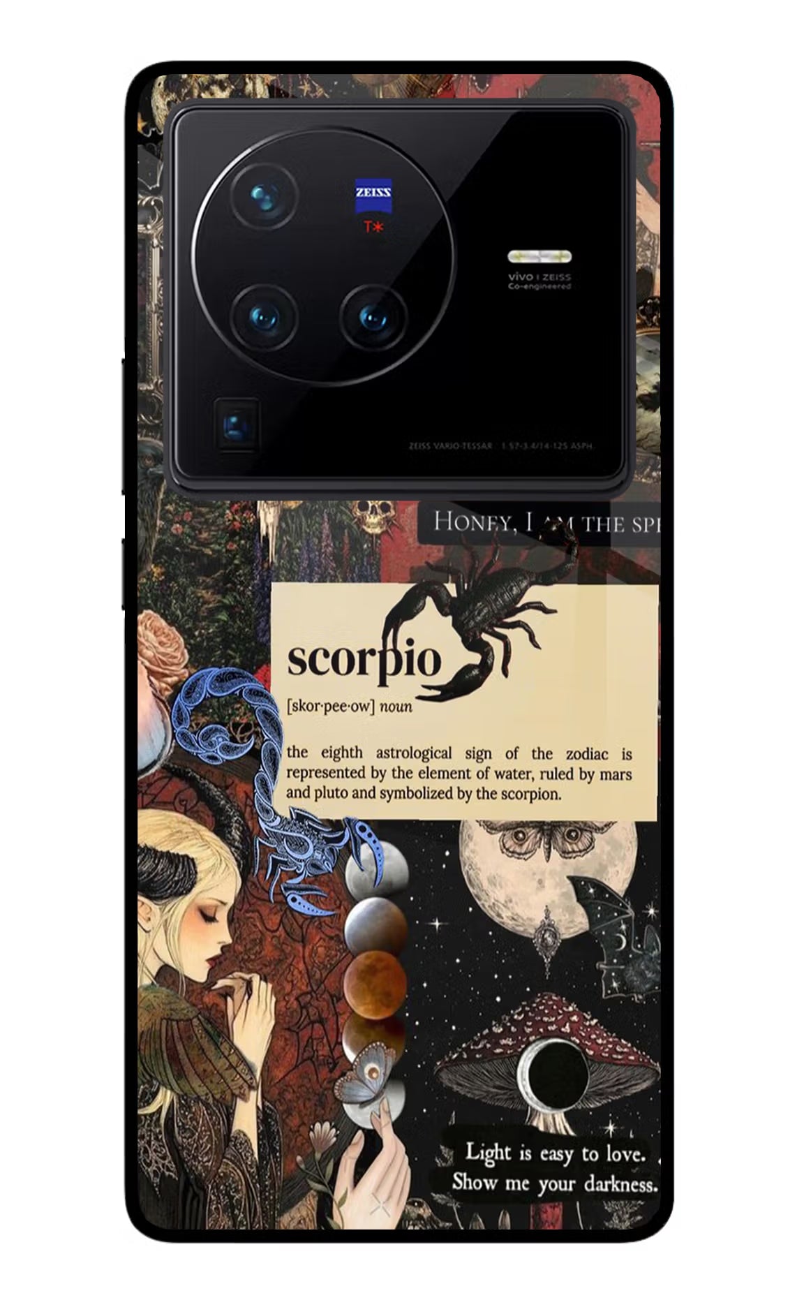 Scorpio Zodiac Vivo X80 Pro Glass Case - Scorpio Zodiac Vivo X80 Pro Glass Case Scorpio Zodiac Vivo X80 Pro Glass Case