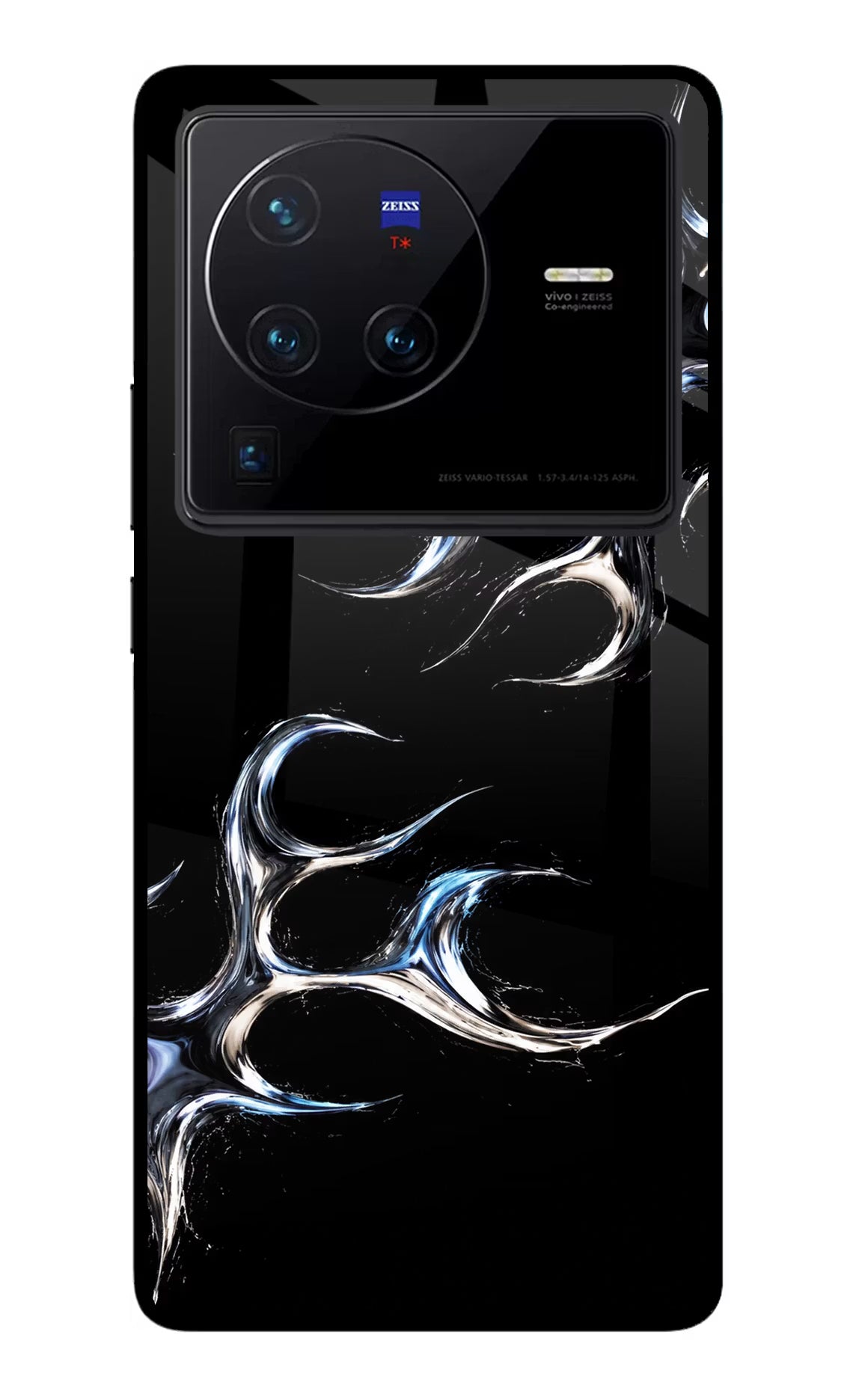 Chrome Tribal Vivo X80 Pro Glass Case - Chrome Tribal Vivo X80 Pro Glass Case Chrome Tribal Vivo X80 Pro Glass Case
