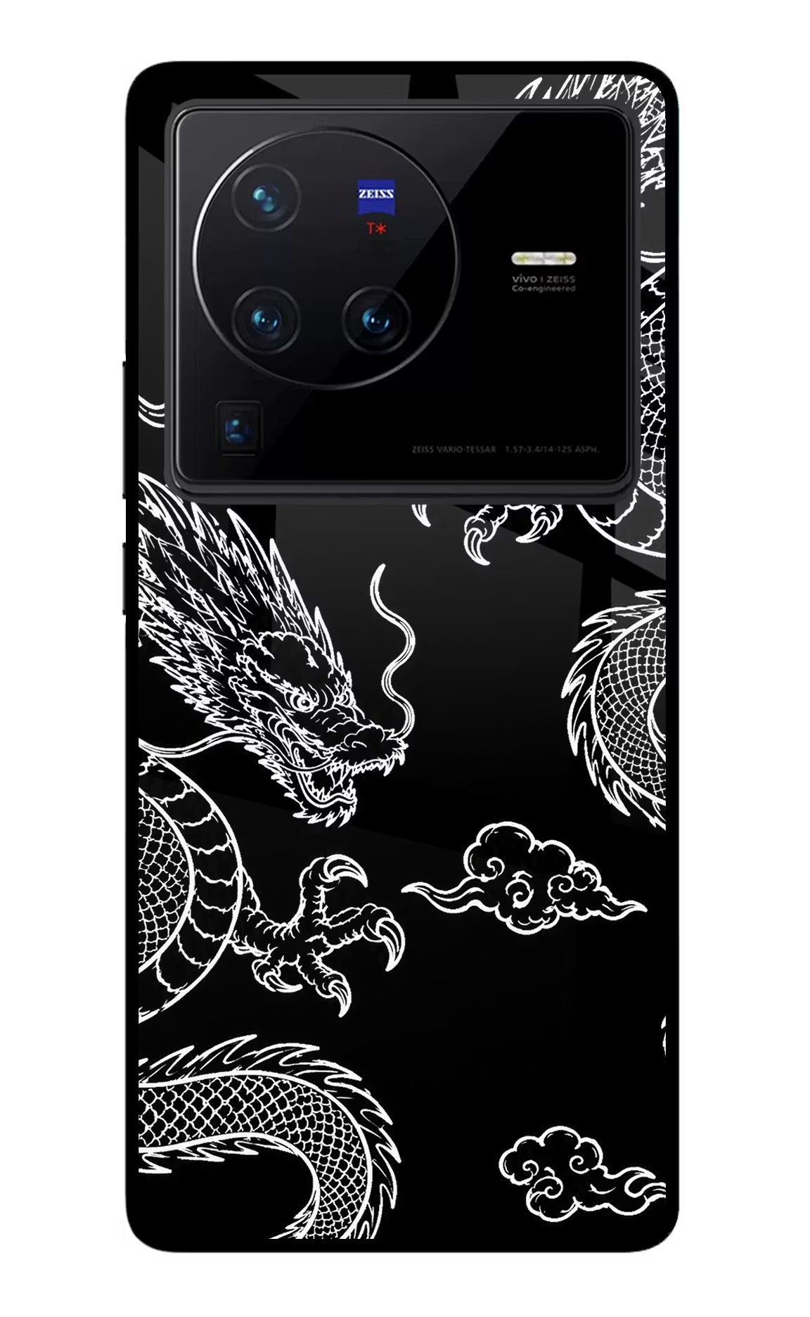 Twin Dragons Vivo X80 Pro Glass Case - Twin Dragons Vivo X80 Pro Glass Case Twin Dragons Vivo X80 Pro Glass Case
