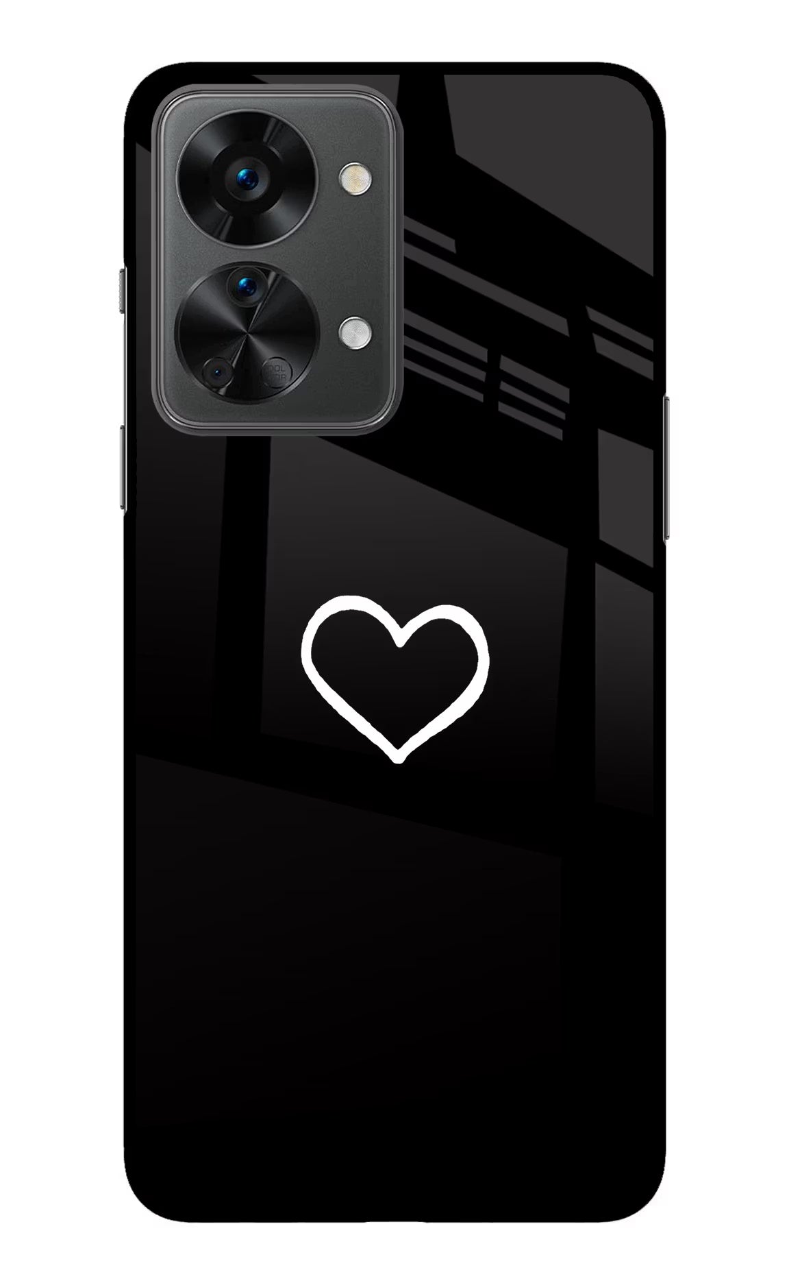 Heart OnePlus Nord 2T 5G Back Cover - Heart OnePlus Nord 2T 5G Glass Case Back Cover by Casekaro Heart OnePlus Nord 2T 5G Glass Case Back Cover by Casekaro