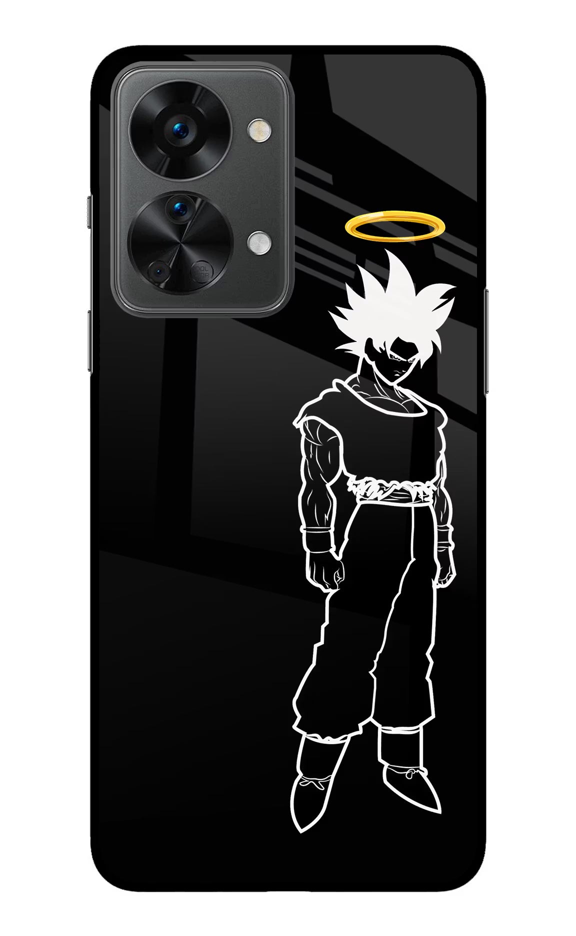DBS Character OnePlus Nord 2T 5G Back Cover - DBS Character OnePlus Nord 2T 5G Glass Case Back Cover by Casekaro DBS Character OnePlus Nord 2T 5G Glass Case Back Cover by Casekaro