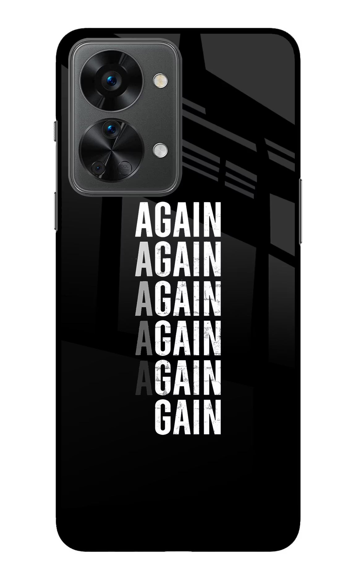 Again Again Gain OnePlus Nord 2T 5G Glass Case - Again Again Gain OnePlus Nord 2T 5G Glass Case Again Again Gain OnePlus Nord 2T 5G Glass Case