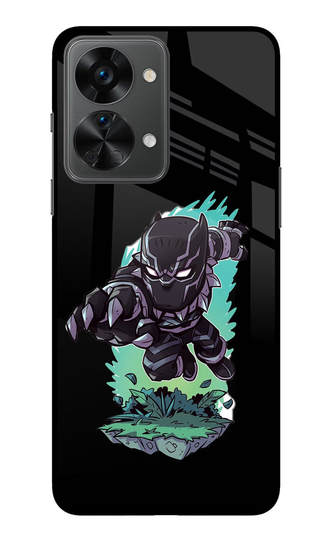 Black Panther OnePlus Nord 2T 5G Glass Case - Black Panther OnePlus Nord 2T 5G Glass Case Black Panther OnePlus Nord 2T 5G Glass Case