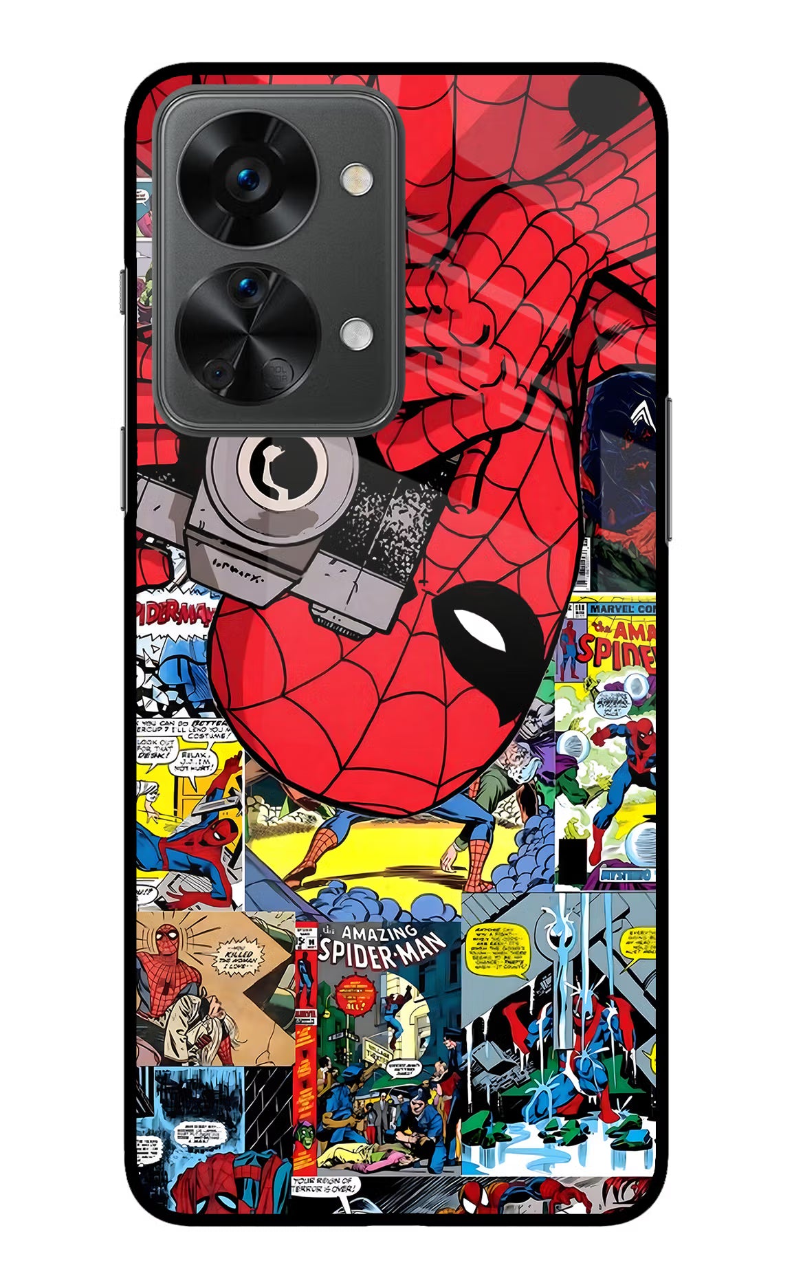 Spider Man OnePlus Nord 2T 5G Glass Case - Spider Man OnePlus Nord 2T 5G Glass Case Spider Man OnePlus Nord 2T 5G Glass Case