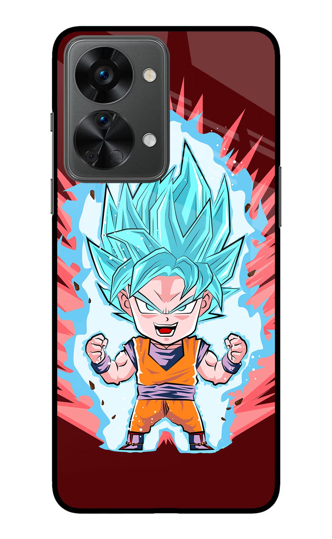 Goku Little OnePlus Nord 2T 5G Back Cover - Goku Little OnePlus Nord 2T 5G Glass Case Back Cover by Casekaro Goku Little OnePlus Nord 2T 5G Glass Case Back Cover by Casekaro