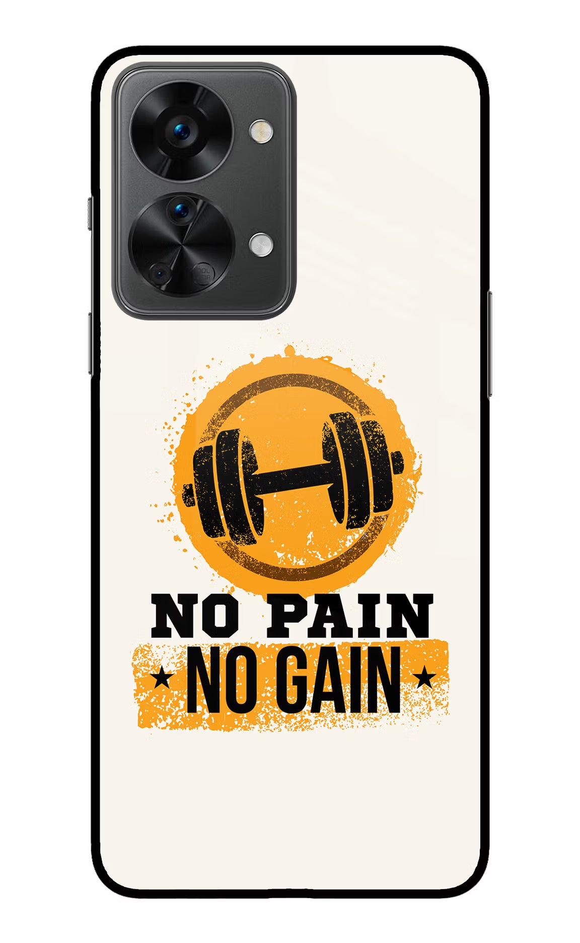 No Pain No Gain OnePlus Nord 2T 5G Glass Case - No Pain No Gain OnePlus Nord 2T 5G Glass Case No Pain No Gain OnePlus Nord 2T 5G Glass Case