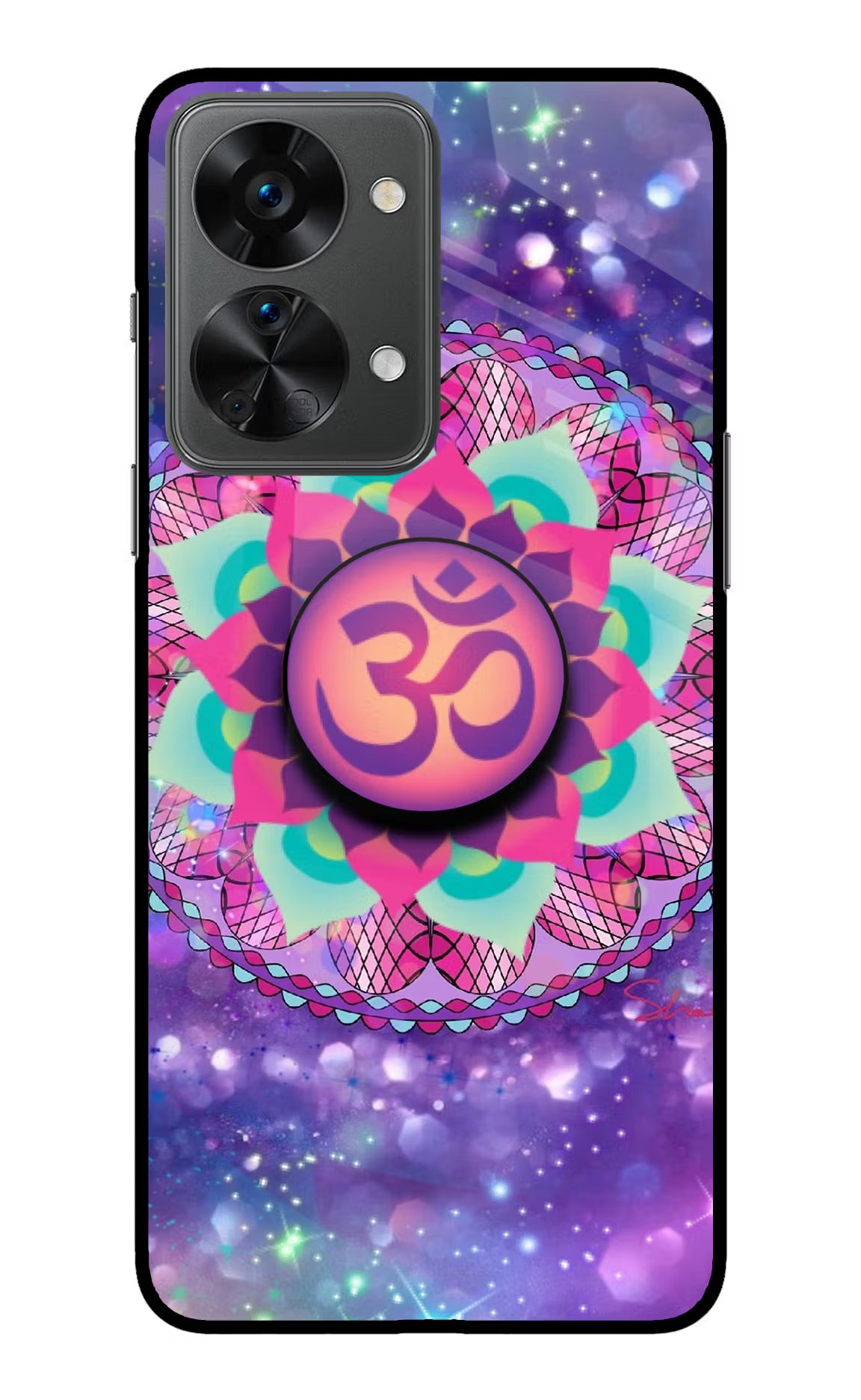 Om Purple OnePlus Nord 2T 5G Glass Case - Om Purple OnePlus Nord 2T 5G Glass Case Om Purple OnePlus Nord 2T 5G Glass Case