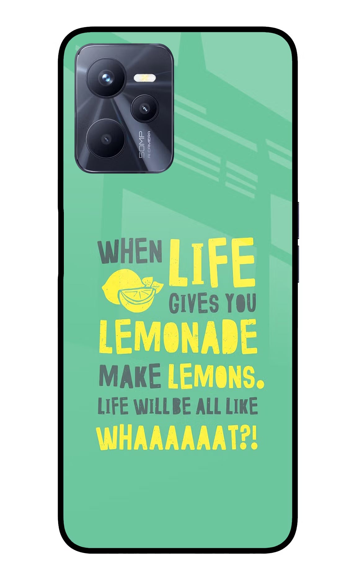Quote Realme C35 Glass Case - Quote Realme C35 Glass Case Quote Realme C35 Glass Case