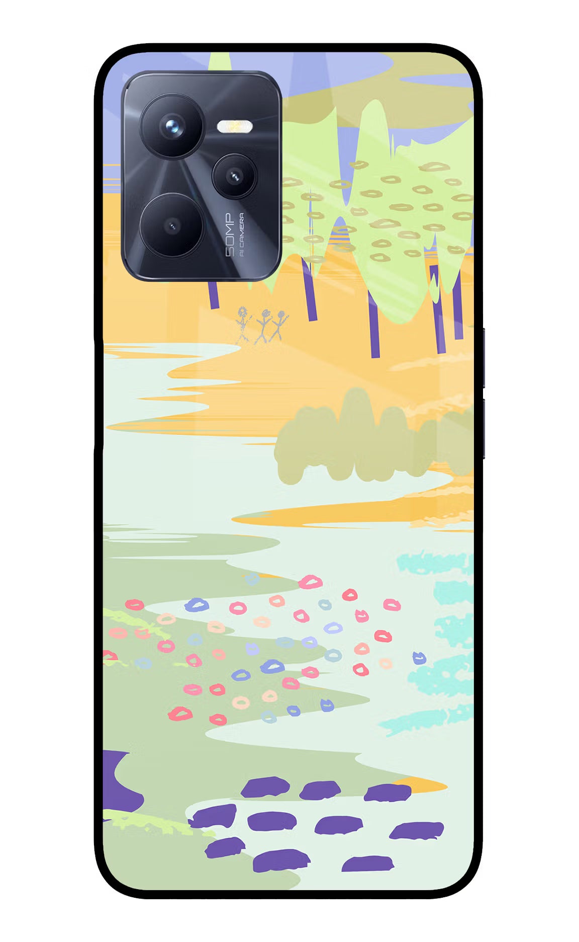 Scenery Realme C35 Glass Case - Scenery Realme C35 Glass Case Scenery Realme C35 Glass Case