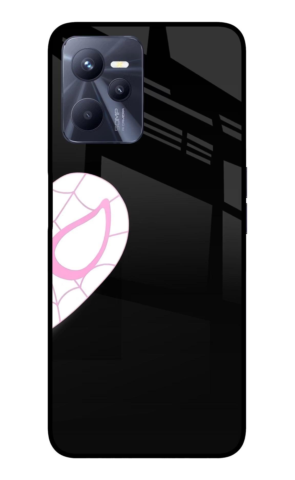 Gwen Mask Realme C35 Glass Case - Gwen Mask Realme C35 Glass Case Gwen Mask Realme C35 Glass Case