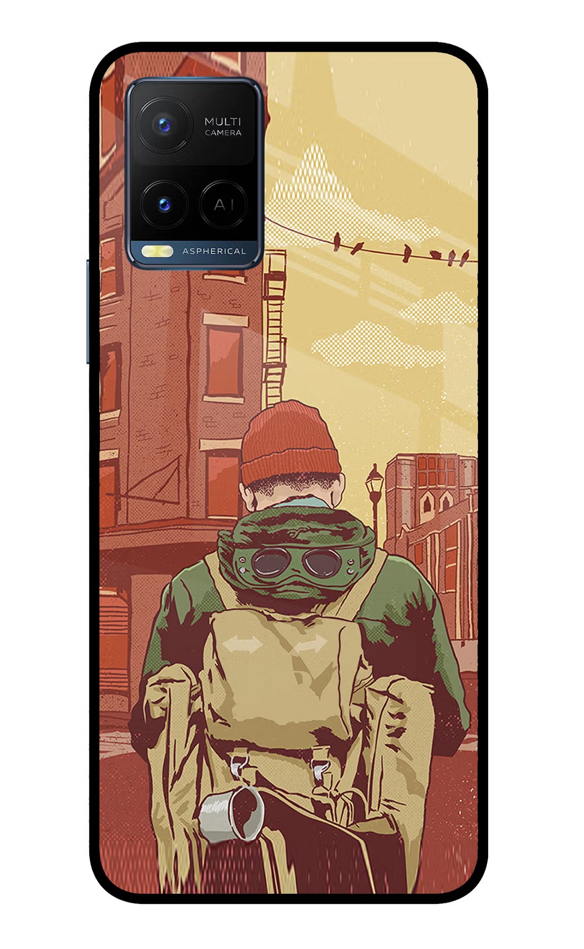 Adventurous Vivo Y33T Glass Case - Adventurous Vivo Y33T Glass Case Adventurous Vivo Y33T Glass Case