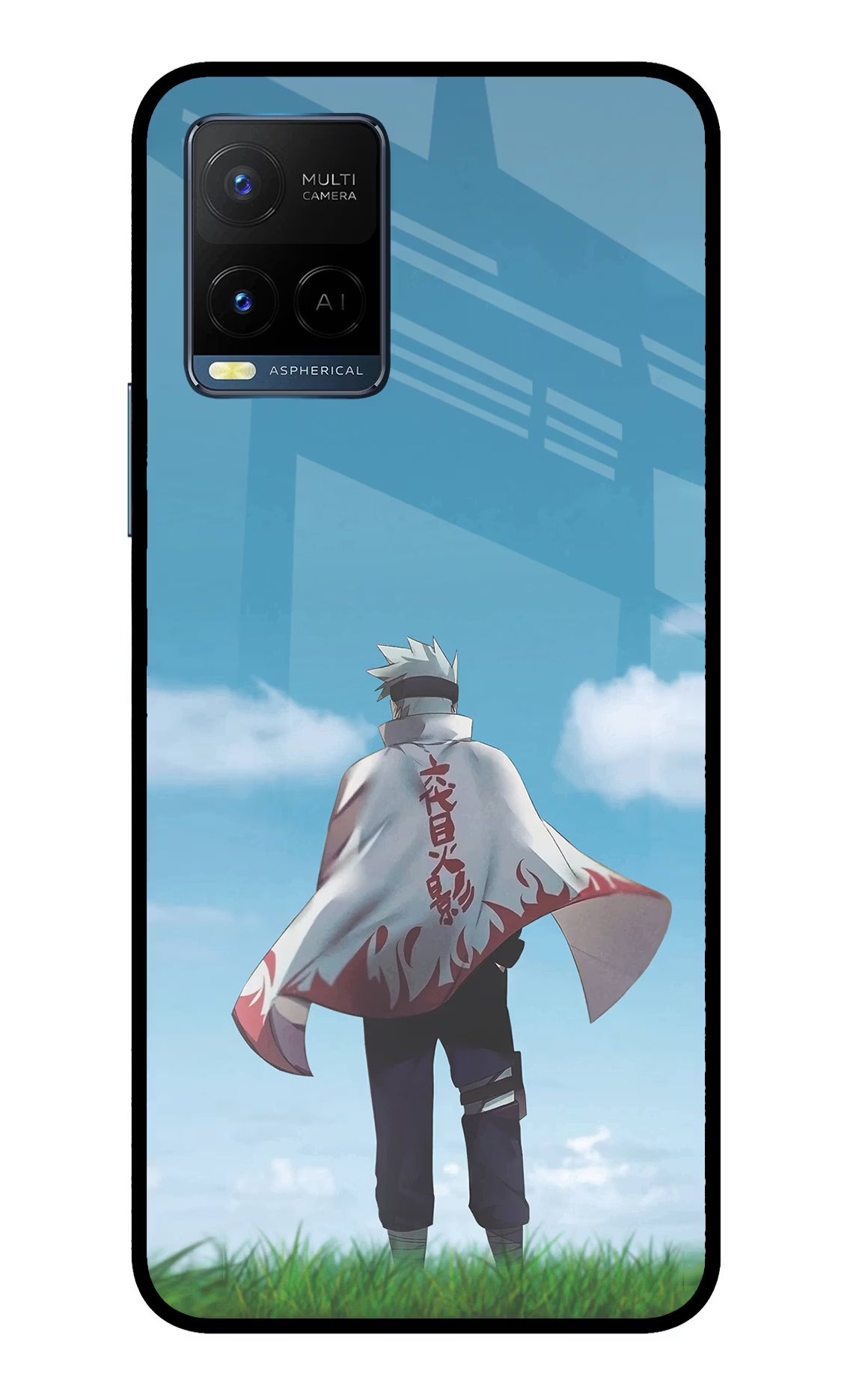 Kakashi Vivo Y33T Glass Case - Kakashi Vivo Y33T Glass Case Kakashi Vivo Y33T Glass Case