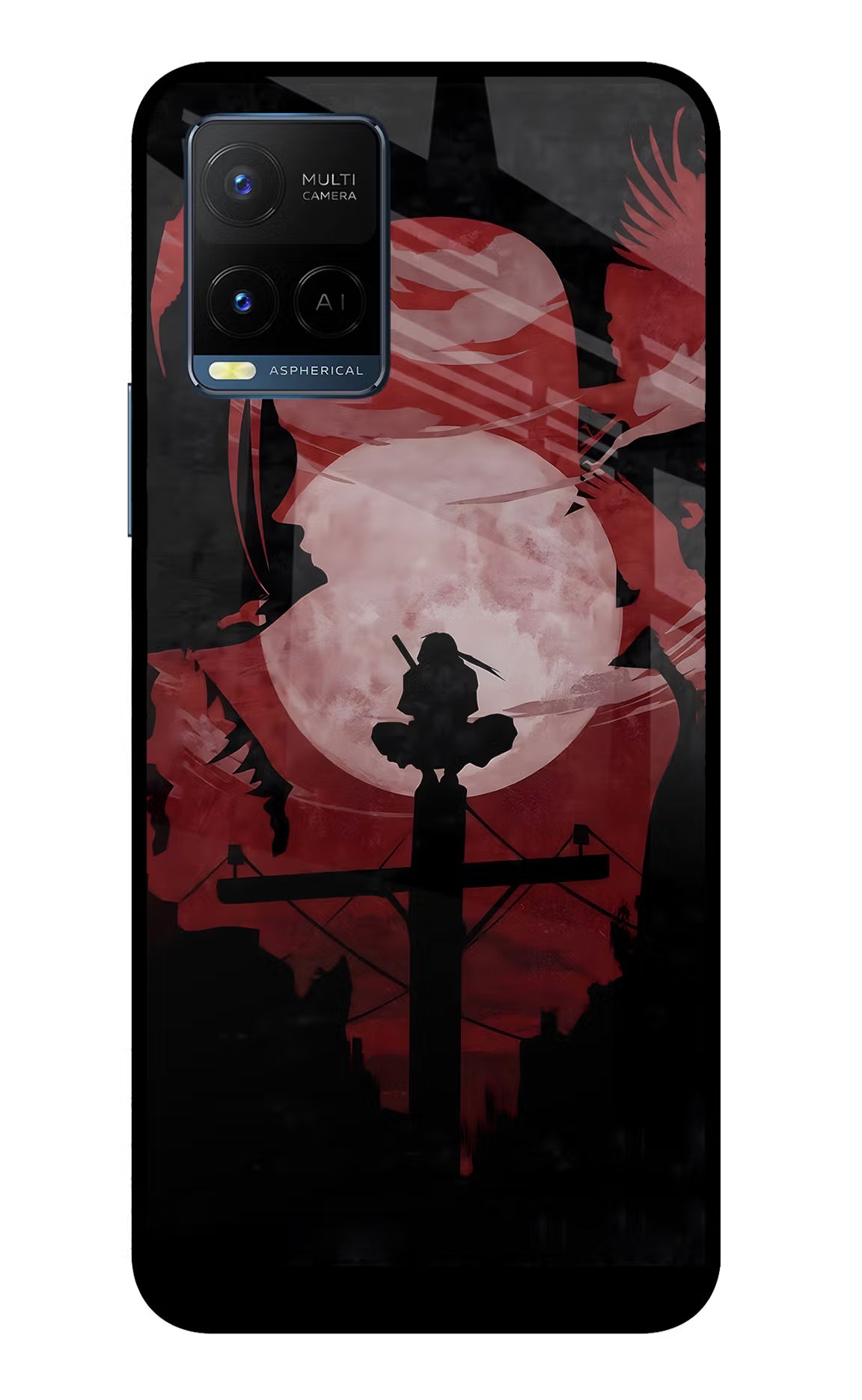 Naruto Anime Vivo Y33T Glass Case - Naruto Anime Vivo Y33T Glass Case Naruto Anime Vivo Y33T Glass Case