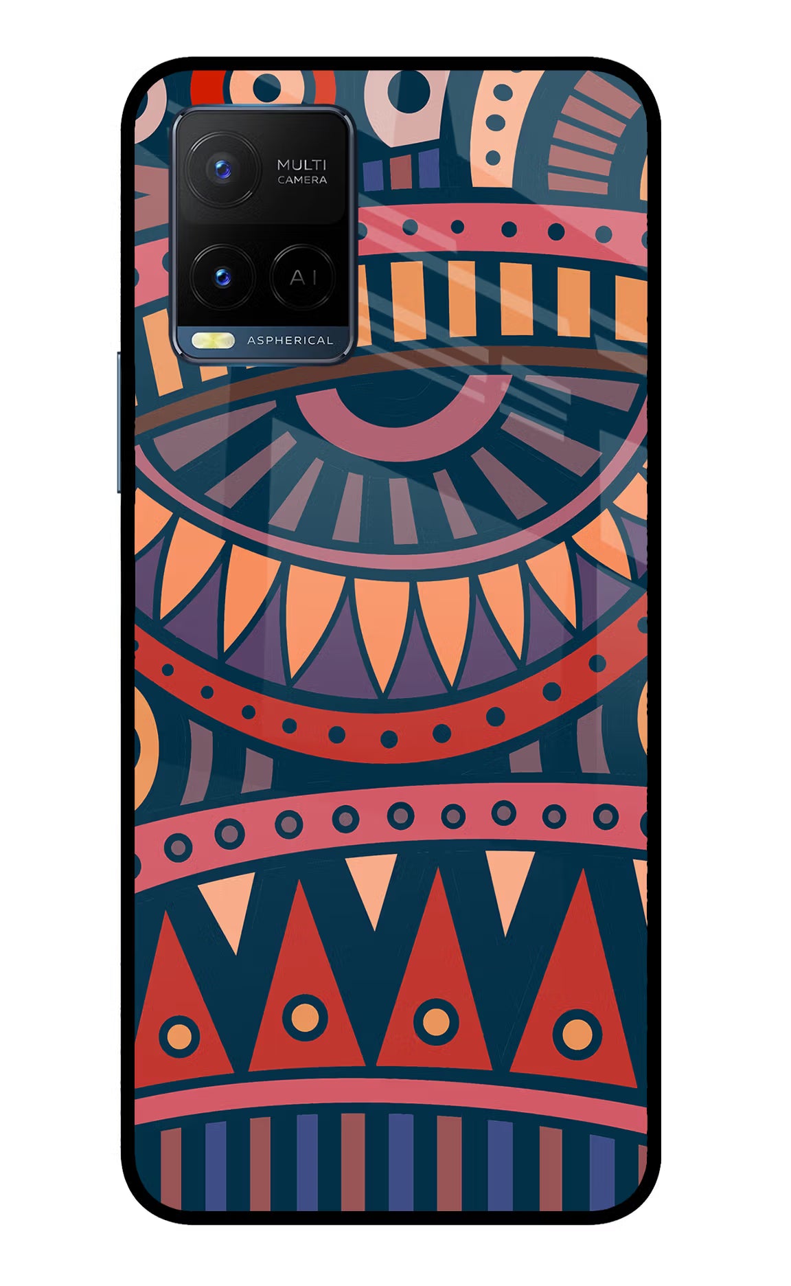 African Culture Design Vivo Y33T Glass Case - African Culture Design Vivo Y33T Glass Case African Culture Design Vivo Y33T Glass Case