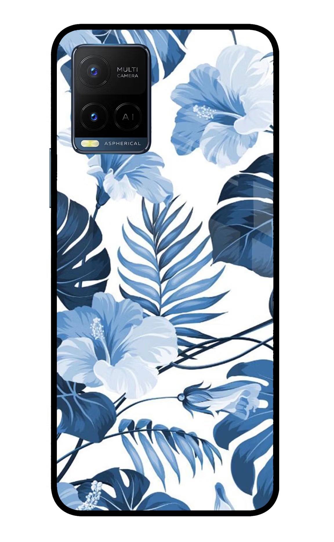 Fabric Art Vivo Y33T Glass Case - Fabric Art Vivo Y33T Glass Case Fabric Art Vivo Y33T Glass Case