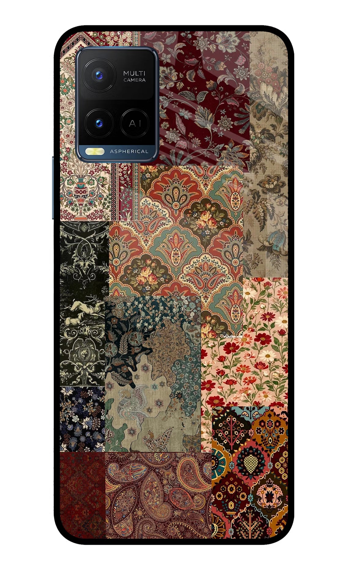 Desi Print Vivo Y33T Glass Case - Desi Print Vivo Y33T Glass Case Desi Print Vivo Y33T Glass Case