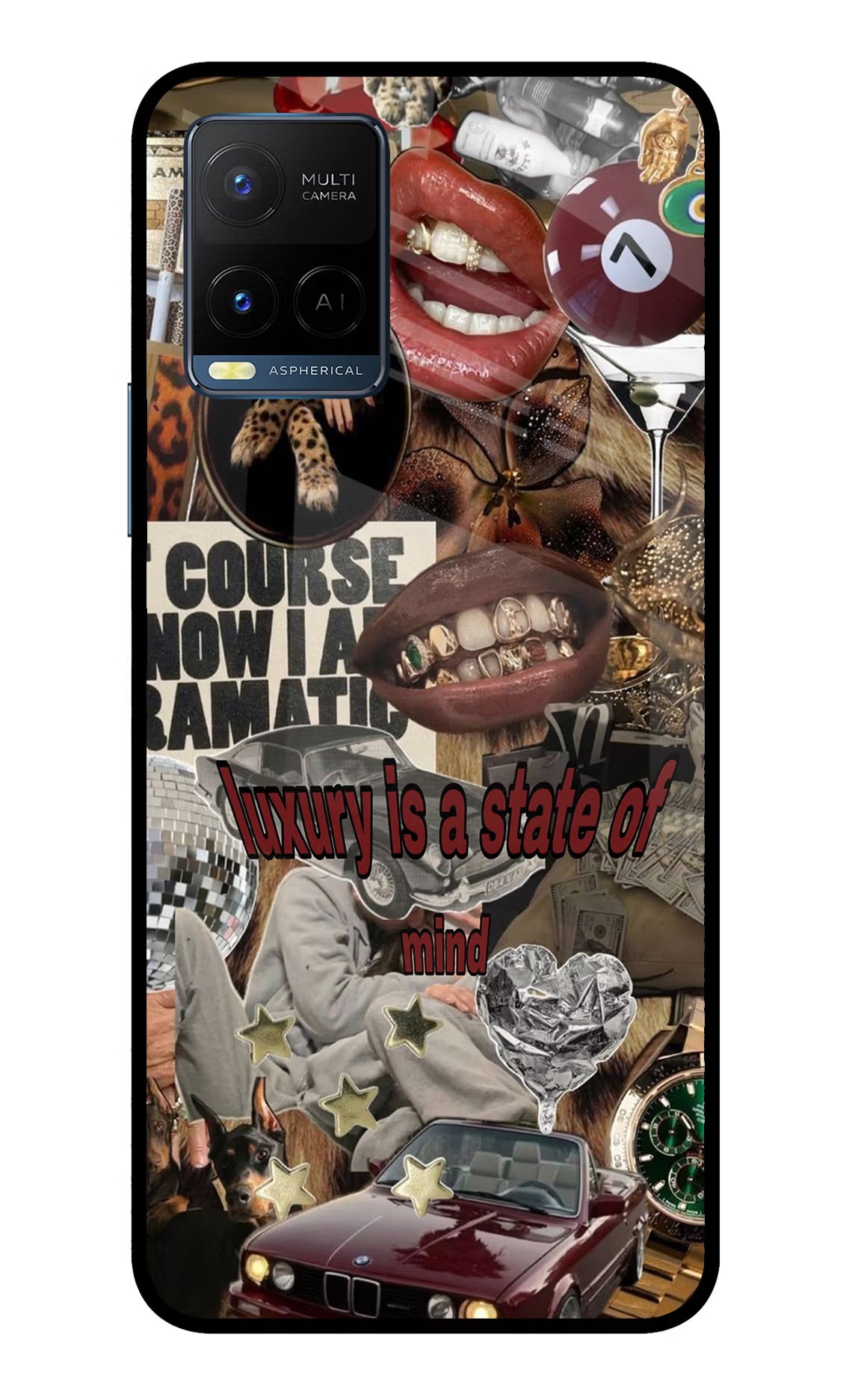 Luxury Vivo Y33T Glass Case - Luxury Vivo Y33T Glass Case Luxury Vivo Y33T Glass Case