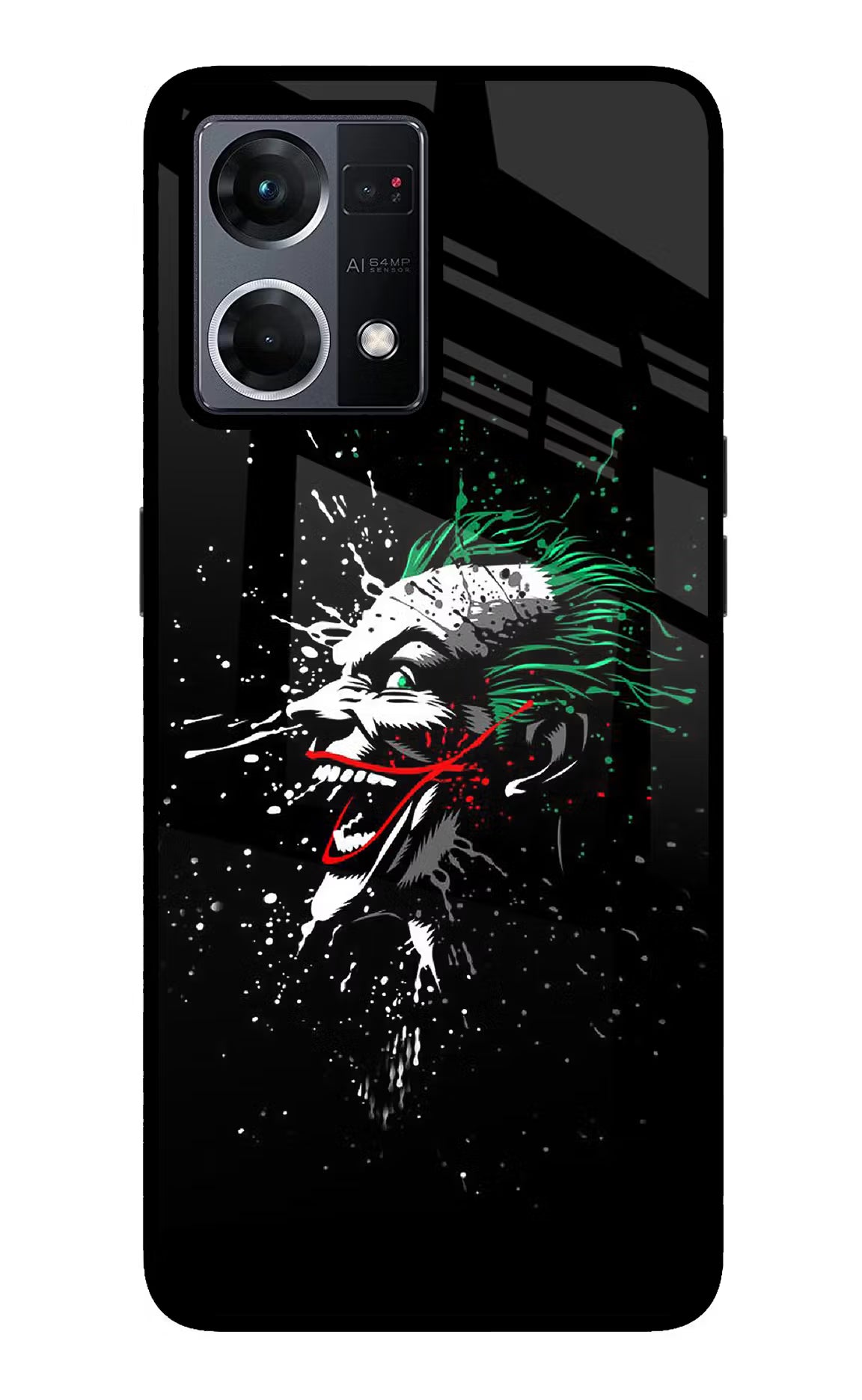 Joker Oppo F21 Pro 4G Back Cover - Joker Oppo F21 Pro 4G Glass Case Back Cover by Casekaro Joker Oppo F21 Pro 4G Glass Case Back Cover by Casekaro