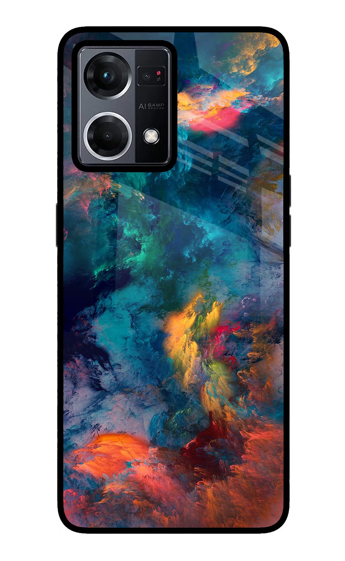Artwork Paint Oppo F21 Pro 4G Back Cover - Artwork Paint Oppo F21 Pro 4G Glass Case Back Cover by Casekaro Artwork Paint Oppo F21 Pro 4G Glass Case Back Cover by Casekaro