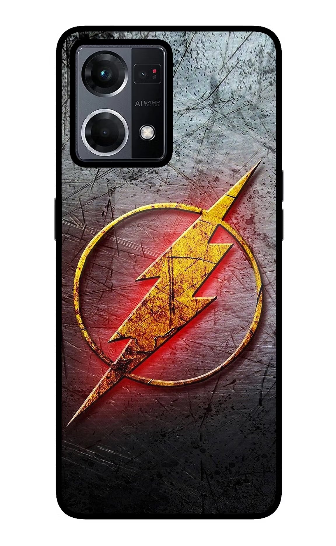 Flash Oppo F21 Pro 4G Back Cover - Flash Oppo F21 Pro 4G Glass Case Back Cover by Casekaro Flash Oppo F21 Pro 4G Glass Case Back Cover by Casekaro