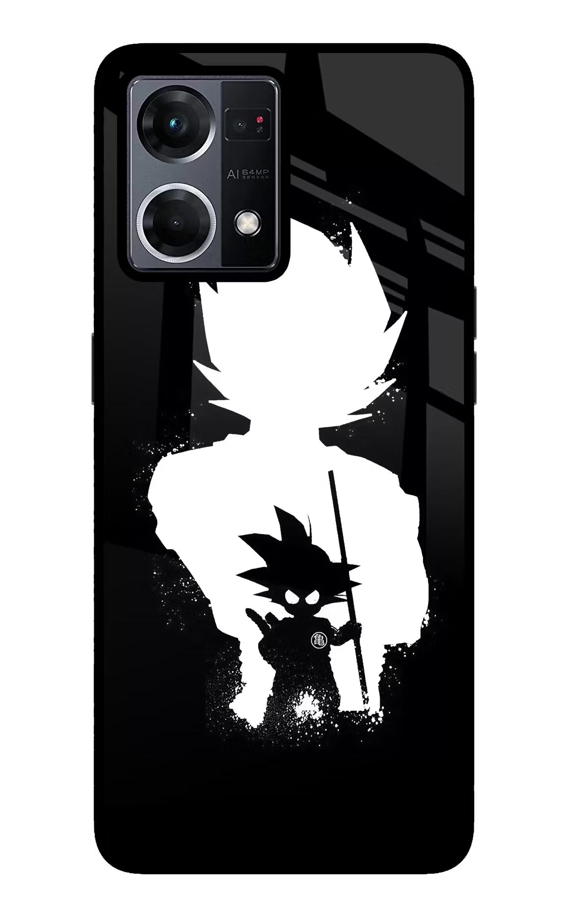 Goku Shadow Oppo F21 Pro 4G Glass Case - Goku Shadow Oppo F21 Pro 4G Glass Case Goku Shadow Oppo F21 Pro 4G Glass Case