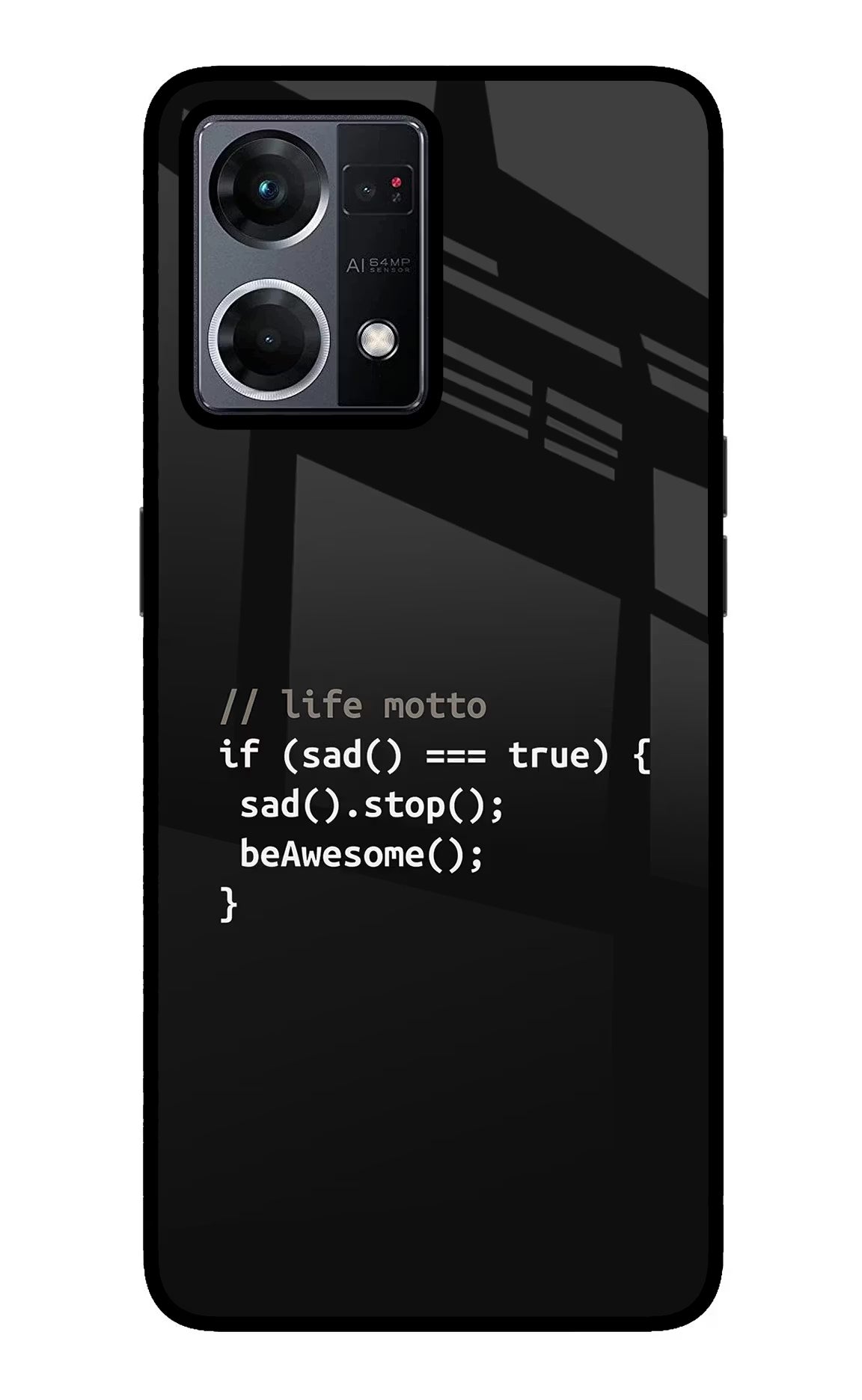 Life Motto Code Oppo F21 Pro 4G Glass Case - Life Motto Code Oppo F21 Pro 4G Glass Case Life Motto Code Oppo F21 Pro 4G Glass Case