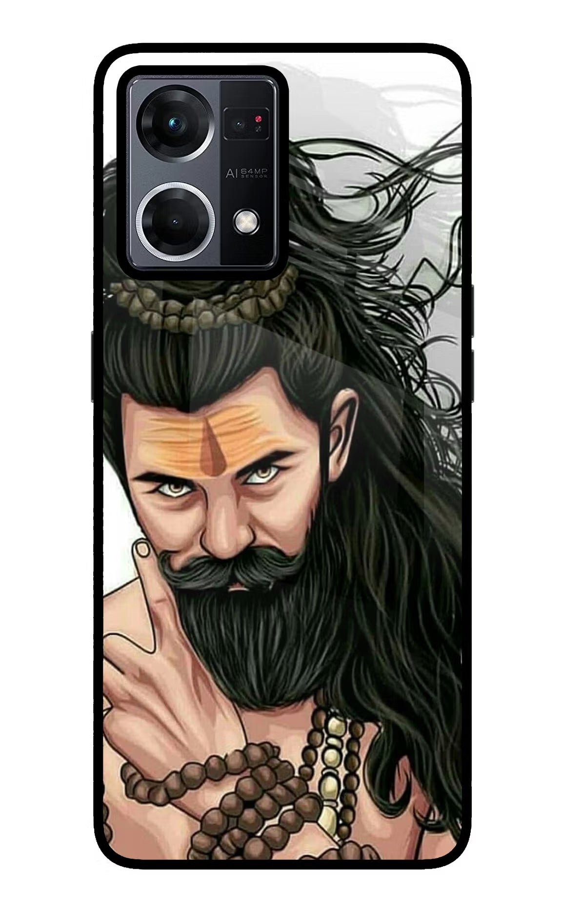 Mahadev Oppo F21 Pro 4G Back Cover - Mahadev Oppo F21 Pro 4G Glass Case Back Cover by Casekaro Mahadev Oppo F21 Pro 4G Glass Case Back Cover by Casekaro