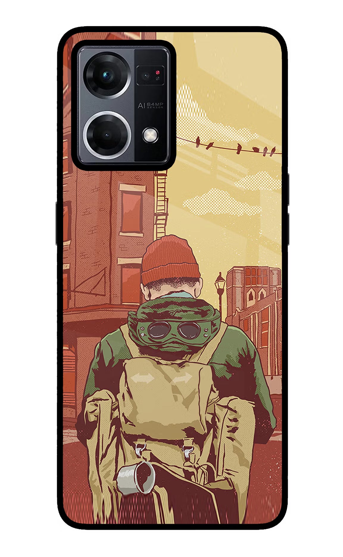 Adventurous Oppo F21 Pro 4G Glass Case - Adventurous Oppo F21 Pro 4G Glass Case Adventurous Oppo F21 Pro 4G Glass Case
