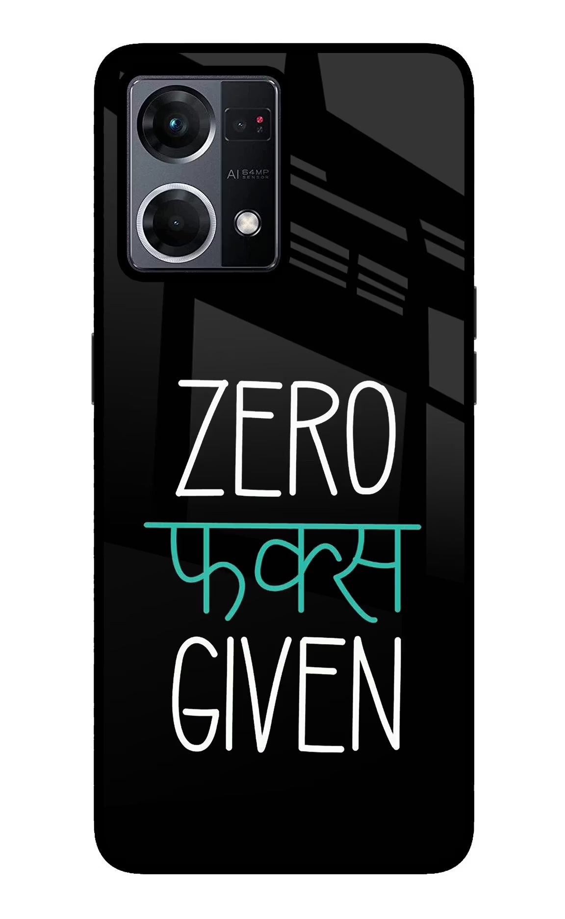 Zero Fucks Given Oppo F21 Pro 4G Back Cover - Zero Fucks Given Oppo F21 Pro 4G Glass Case Back Cover by Casekaro Zero Fucks Given Oppo F21 Pro 4G Glass Case Back Cover by Casekaro
