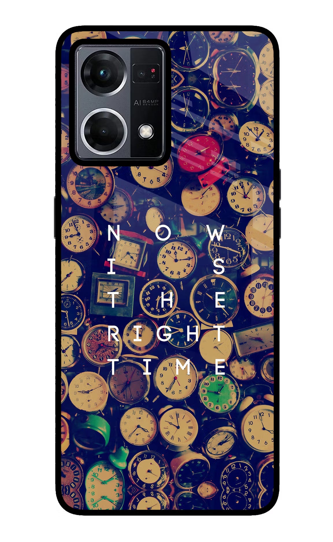 Now is the Right Time Quote Oppo F21 Pro 4G Glass Case - Now is the Right Time Quote Oppo F21 Pro 4G Glass Case Now is the Right Time Quote Oppo F21 Pro 4G Glass Case
