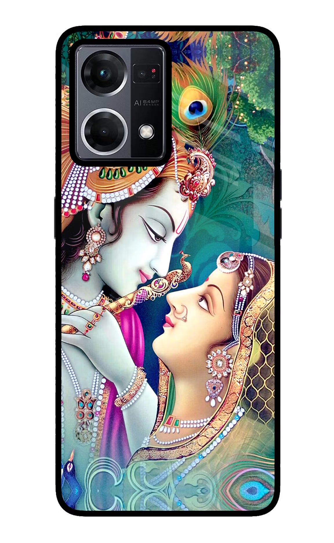 Lord Radha Krishna Oppo F21 Pro 4G Glass Case - Lord Radha Krishna Oppo F21 Pro 4G Glass Case Lord Radha Krishna Oppo F21 Pro 4G Glass Case