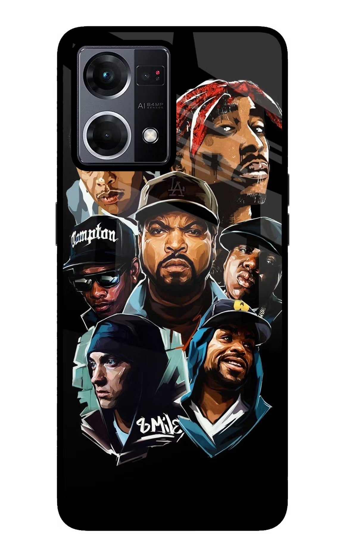 Rappers Oppo F21 Pro 4G Glass Case - Rappers Oppo F21 Pro 4G Glass Case Rappers Oppo F21 Pro 4G Glass Case