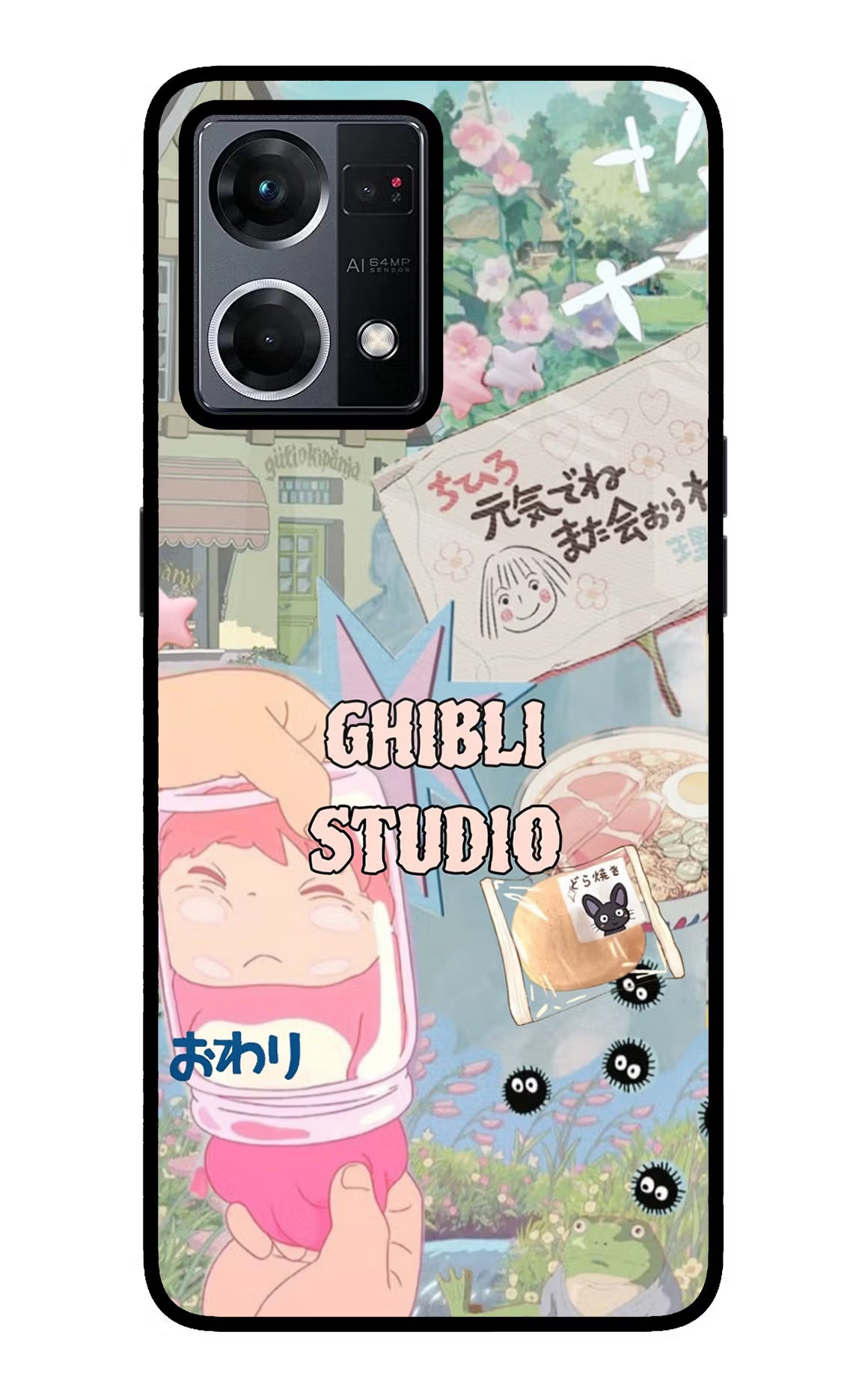 Studio Ghibli Oppo F21 Pro 4G Glass Case - Studio Ghibli Oppo F21 Pro 4G Glass Case Studio Ghibli Oppo F21 Pro 4G Glass Case