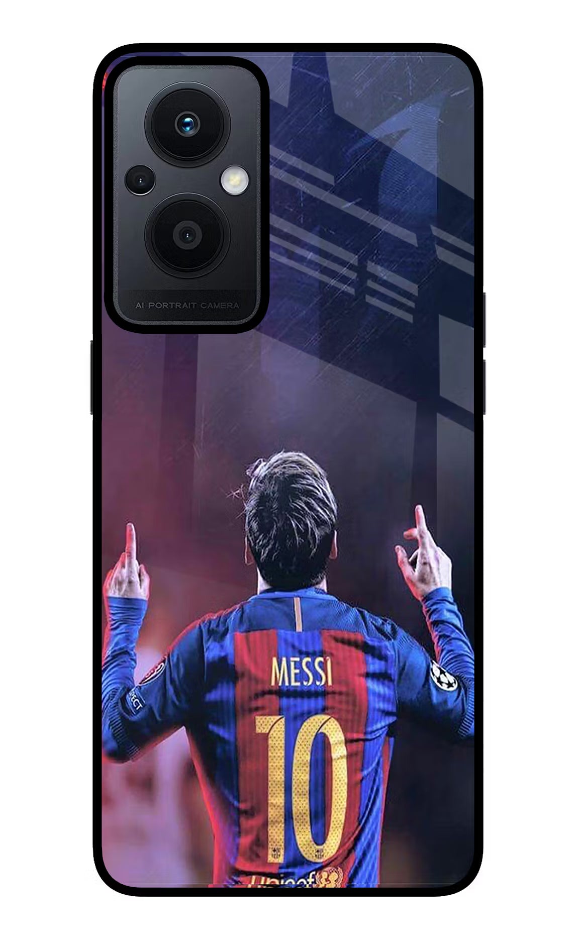 Messi Oppo F21 Pro 5G Glass Case - Messi Oppo F21 Pro 5G Glass Case Messi Oppo F21 Pro 5G Glass Case