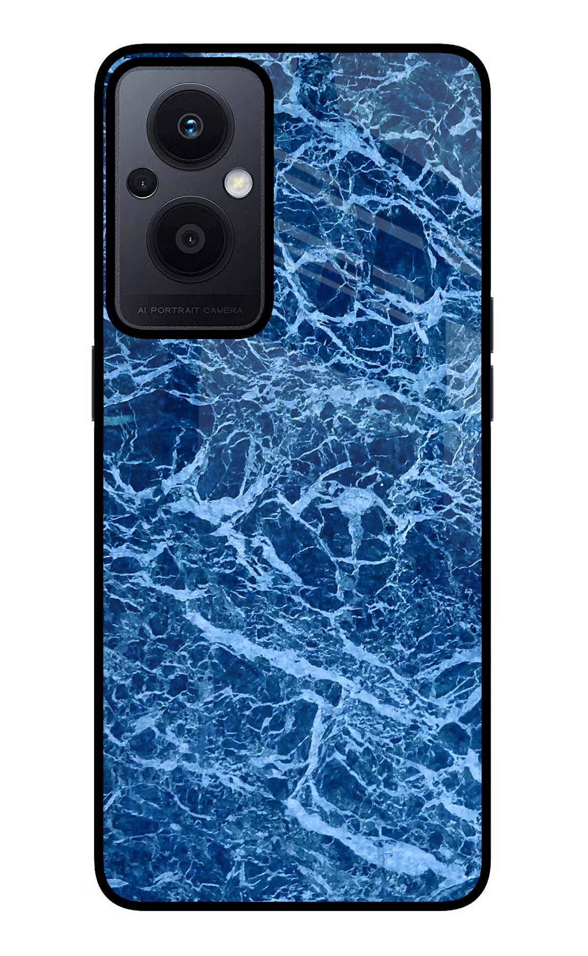 Blue Marble Oppo F21 Pro 5G Back Cover - Blue Marble Oppo F21 Pro 5G Glass Case Back Cover by Casekaro Blue Marble Oppo F21 Pro 5G Glass Case Back Cover by Casekaro