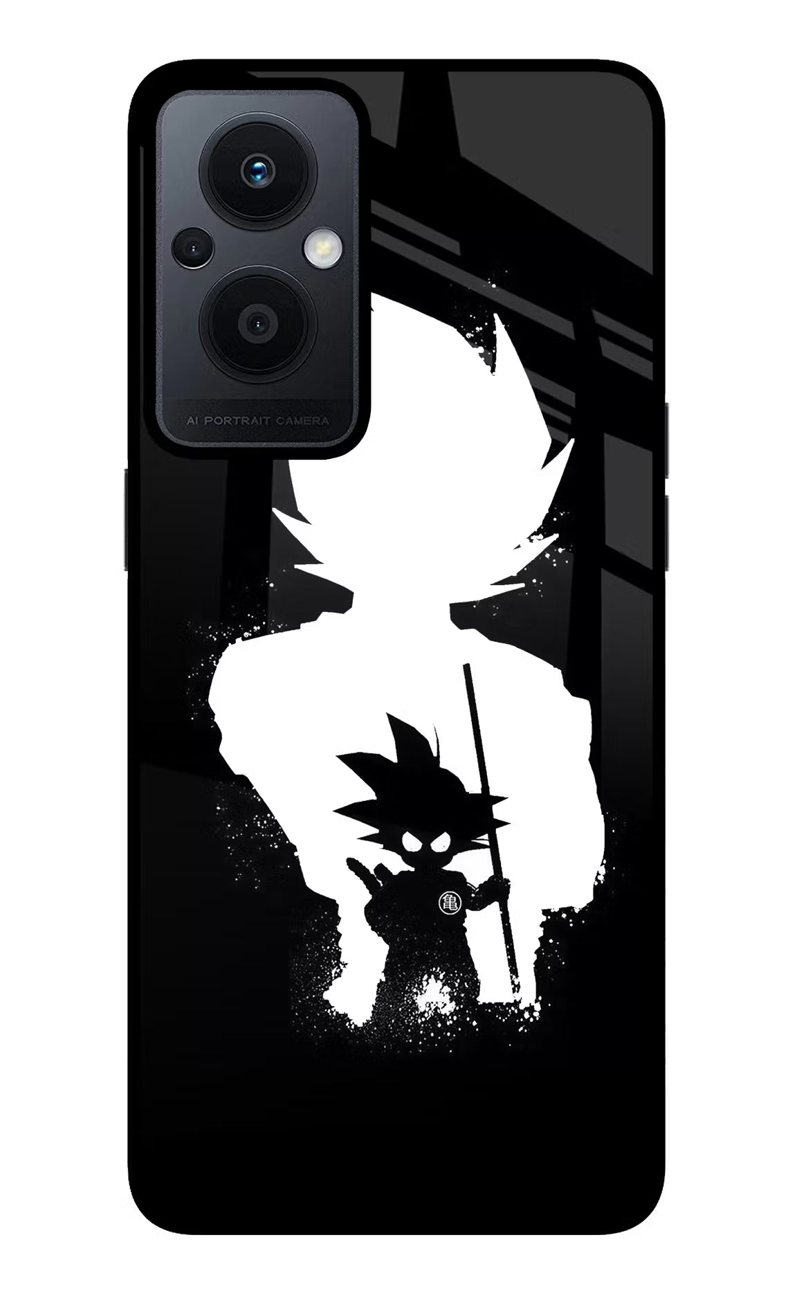 Goku Shadow Oppo F21 Pro 5G Back Cover - Goku Shadow Oppo F21 Pro 5G Glass Case Back Cover by Casekaro Goku Shadow Oppo F21 Pro 5G Glass Case Back Cover by Casekaro