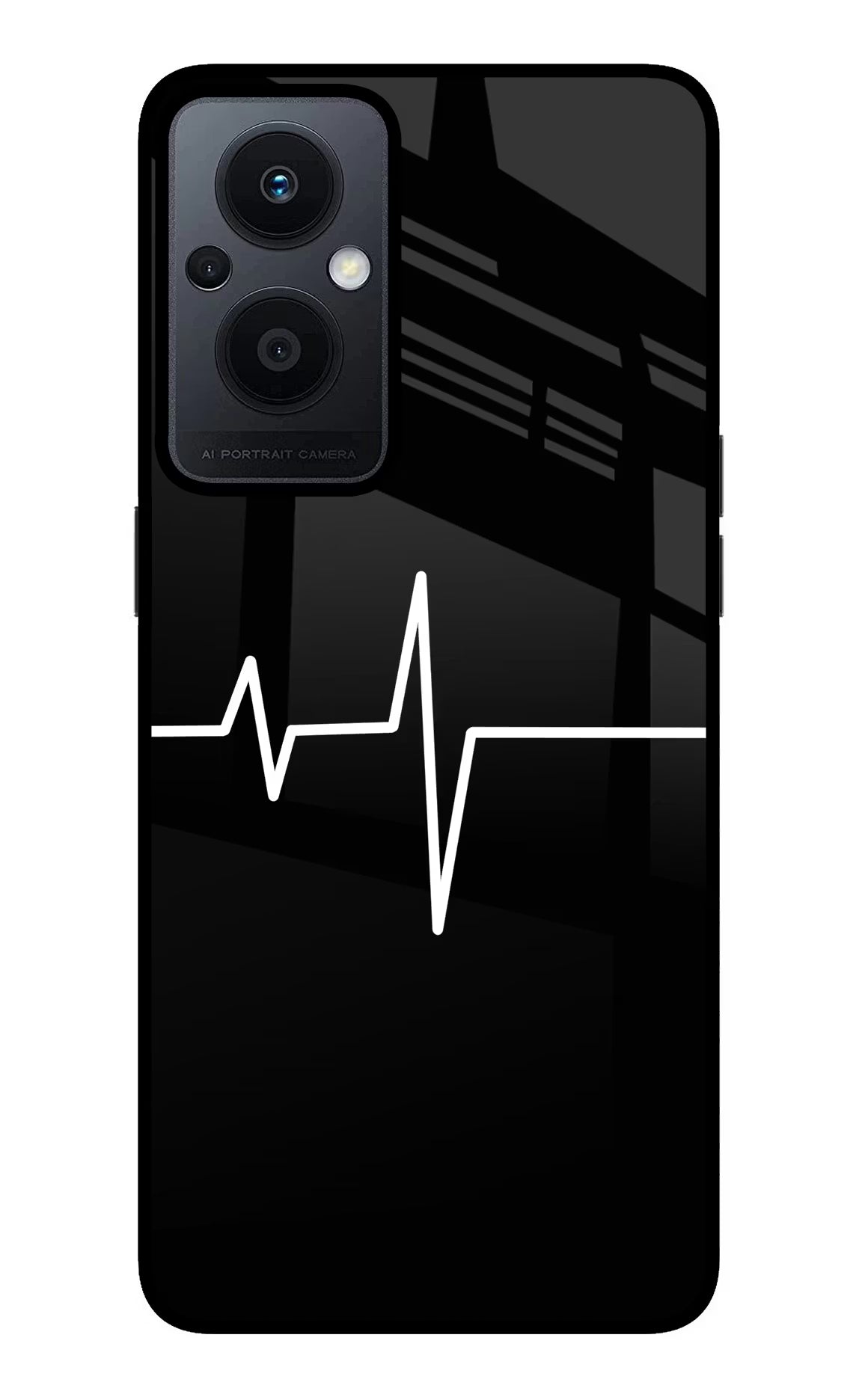 Heart Beats Oppo F21 Pro 5G Glass Case - Heart Beats Oppo F21 Pro 5G Glass Case Heart Beats Oppo F21 Pro 5G Glass Case