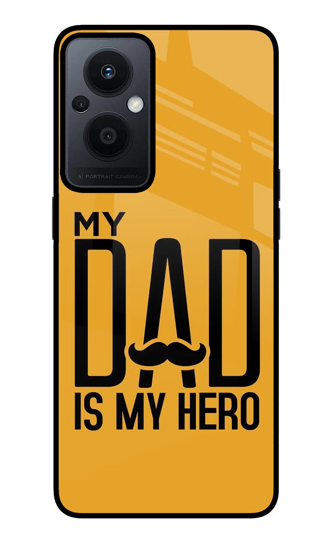 My Dad Is My Hero Oppo F21 Pro 5G Back Cover - My Dad Is My Hero Oppo F21 Pro 5G Glass Case Back Cover by Casekaro My Dad Is My Hero Oppo F21 Pro 5G Glass Case Back Cover by Casekaro