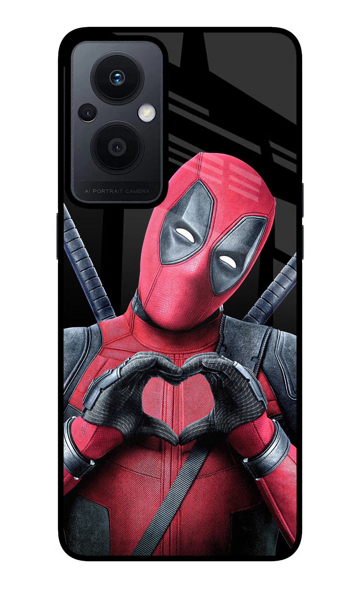 Deadpool Oppo F21 Pro 5G Back Cover - Deadpool Oppo F21 Pro 5G Glass Case Back Cover by Casekaro Deadpool Oppo F21 Pro 5G Glass Case Back Cover by Casekaro