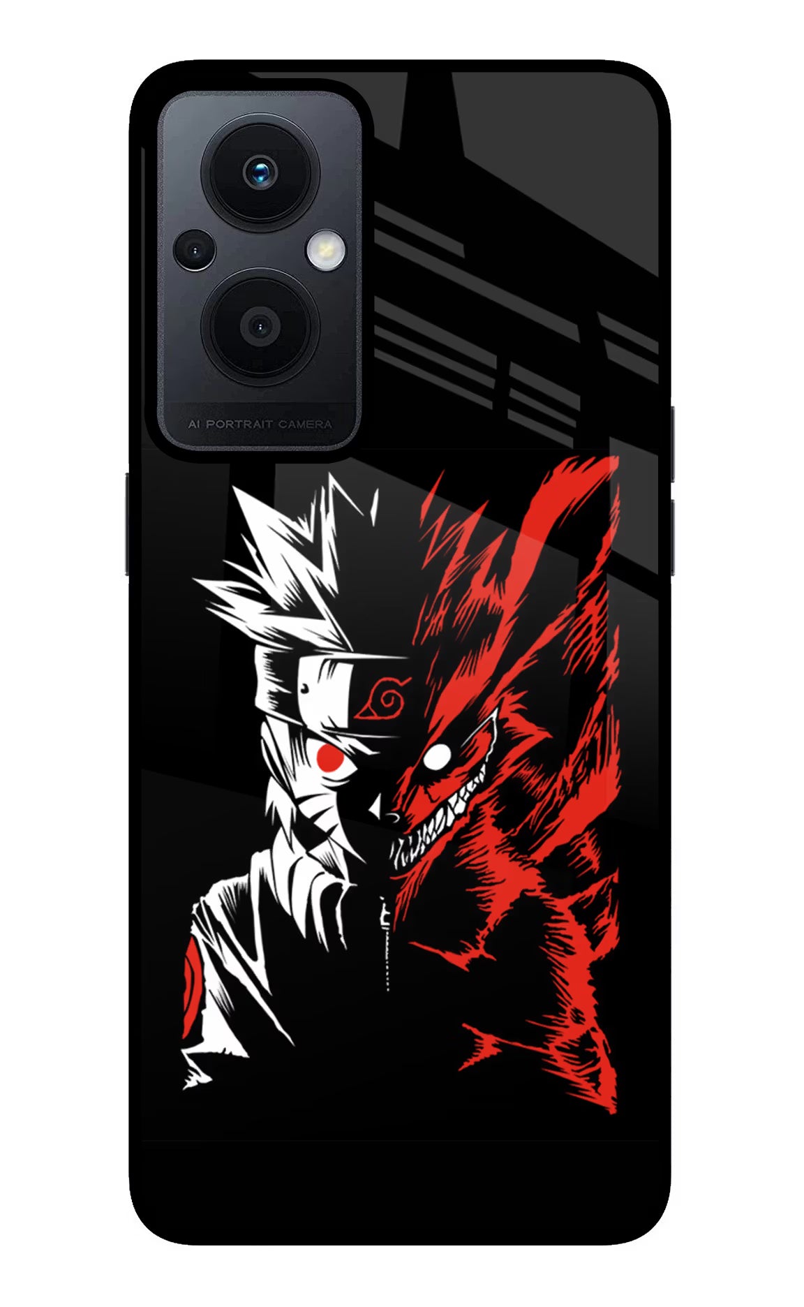 Naruto Two Face Oppo F21 Pro 5G Back Cover - Naruto Two Face Oppo F21 Pro 5G Glass Case Back Cover by Casekaro Naruto Two Face Oppo F21 Pro 5G Glass Case Back Cover by Casekaro