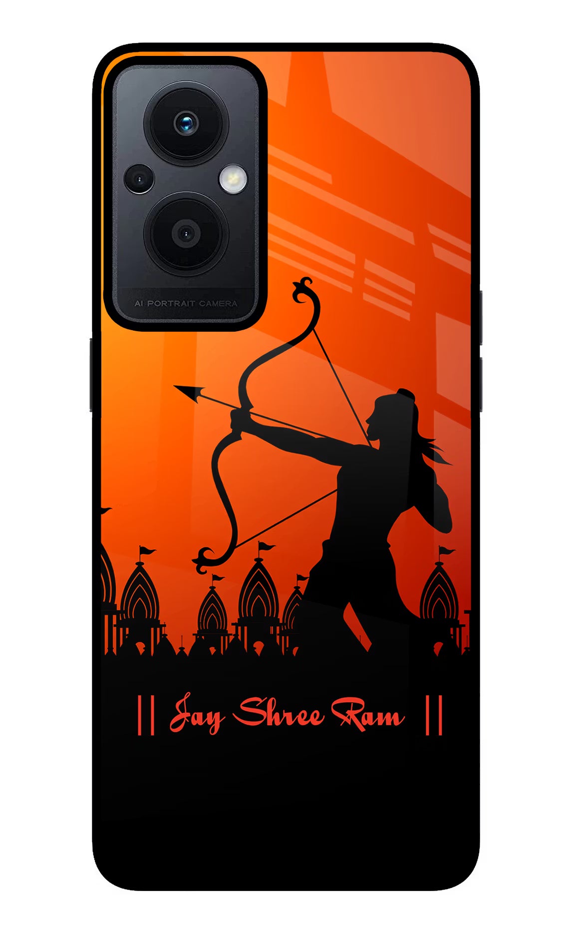 Lord Ram - 4 Oppo F21 Pro 5G Back Cover - Lord Ram - 4 Oppo F21 Pro 5G Glass Case Back Cover by Casekaro Lord Ram - 4 Oppo F21 Pro 5G Glass Case Back Cover by Casekaro