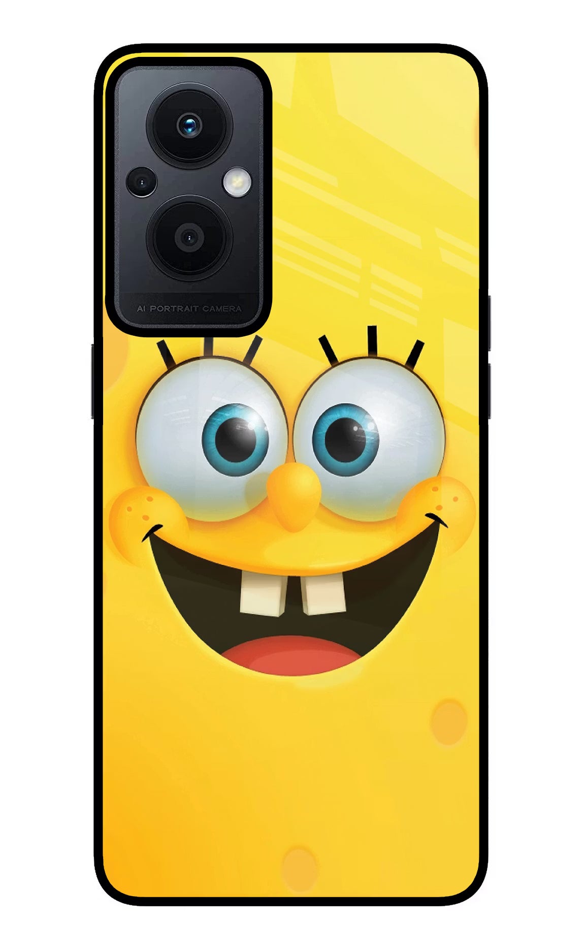 Sponge 1 Oppo F21 Pro 5G Back Cover - Sponge 1 Oppo F21 Pro 5G Glass Case Back Cover by Casekaro Sponge 1 Oppo F21 Pro 5G Glass Case Back Cover by Casekaro