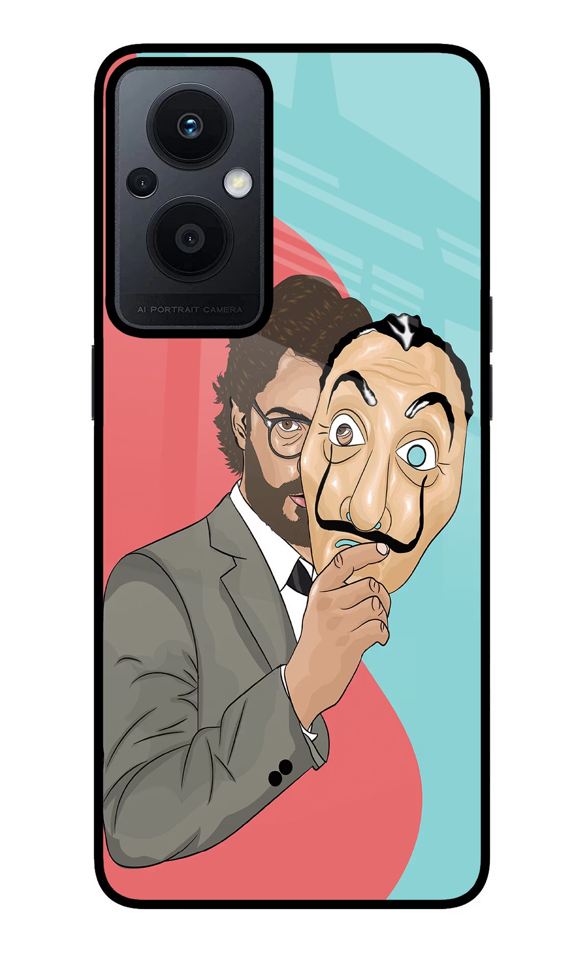 Professor Oppo F21 Pro 5G Back Cover - Professor Oppo F21 Pro 5G Glass Case Back Cover by Casekaro Professor Oppo F21 Pro 5G Glass Case Back Cover by Casekaro