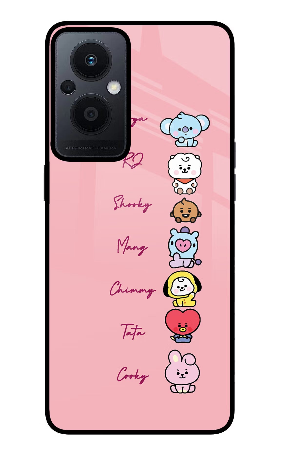 BTS names Oppo F21 Pro 5G Back Cover - BTS names Oppo F21 Pro 5G Glass Case Back Cover by Casekaro BTS names Oppo F21 Pro 5G Glass Case Back Cover by Casekaro